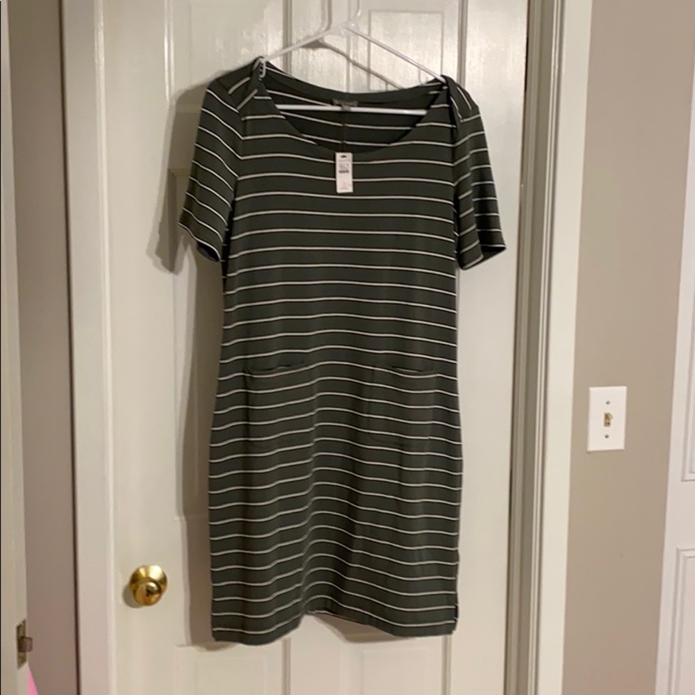 Olive Green Talbots Dress NWT Small